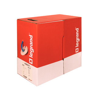 کابل شبکه Cat 6 UTP لگرند تست فلوک پرمننت با روکش PVC حلقه 305 متری