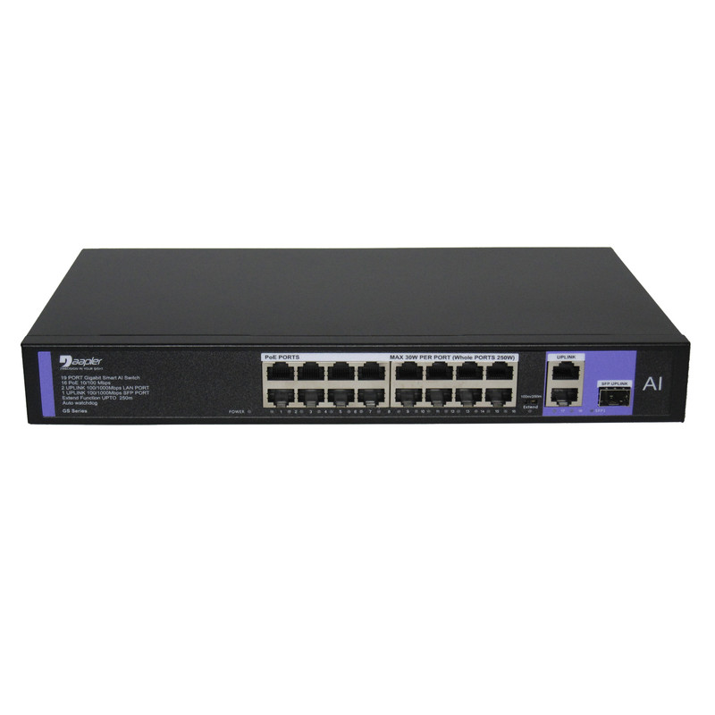سوئیچ 16 پورت POE داپلر مدل GS163