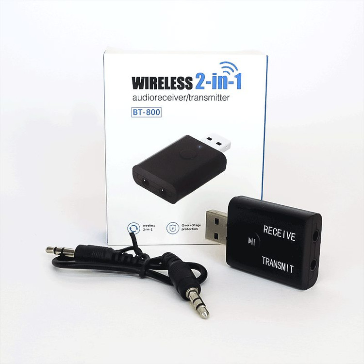 دانگل بلوتوث USB-AUX BT-800 دو خروجی