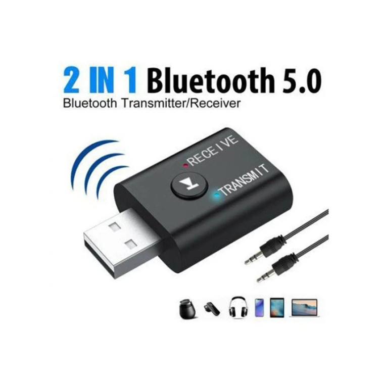 دانگل بلوتوث USB-AUX BT-800 دو خروجی